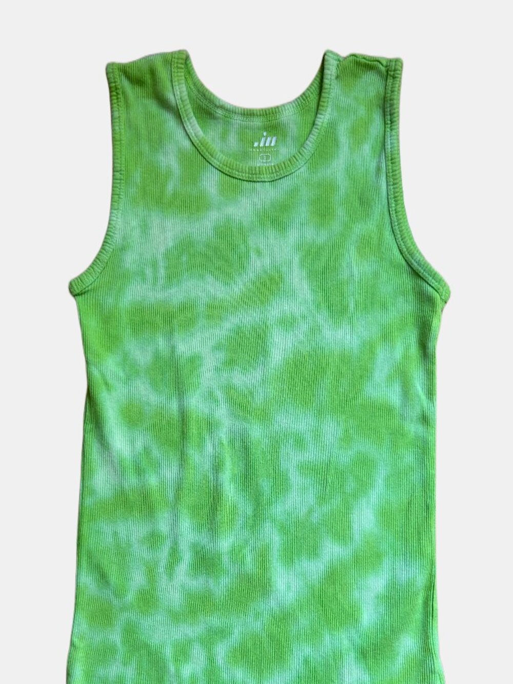 MORET ULTRA KIDS GREEN TIE DYE TANK TOP SIZE S (7/8)